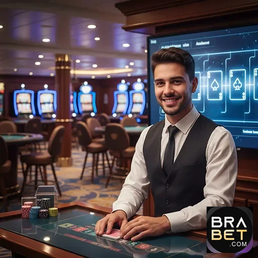 Ilustração de Slots e Diversão Garantida